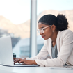 Person at laptop