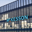 McKesson Corporation Signage Logo on Top of Glass Building.
