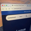 Homepage of SodaStream official website on a desktop computer.