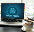 privacy policy on laptop screen
