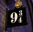 platform 9 and 3/4 sign from Harry Potter at Kings Cross