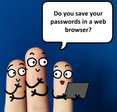 finger art do you save passwords in a browser 