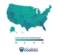Fraud statistics map