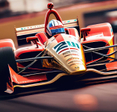 Indy 500 race day racecar concept