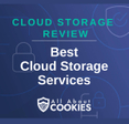 A blue background with locks and the text "Best Cloud Storage Services"