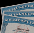 Close up of a stack of SSN cards.