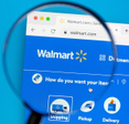 Walmart website on a computer screen.