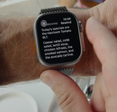 New Apple Watch showcasing Active Listening feature.