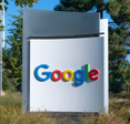 Google headquarters logo.