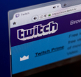 Twitch homepage open on a desktop computer screen.