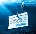 Login info attached to a large hook.