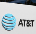 AT&amp;T logo on the side of a building.