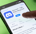 Discord open button.