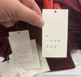 A New Day priceless tag.
