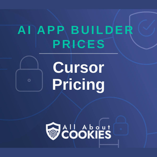 A blue background with locks and the text "Cursor Pricing"