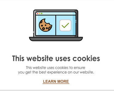 cookie policy popup illustration