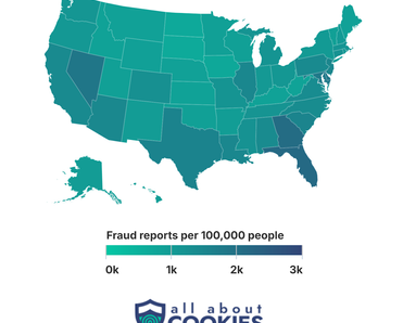Fraud statistics map