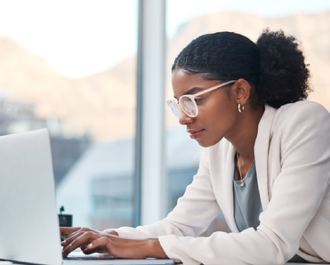 Person at laptop
