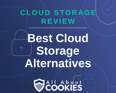 A blue background with locks and the text "Best Cloud Storage Alternatives"