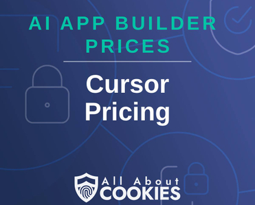 A blue background with locks and the text "Cursor Pricing"