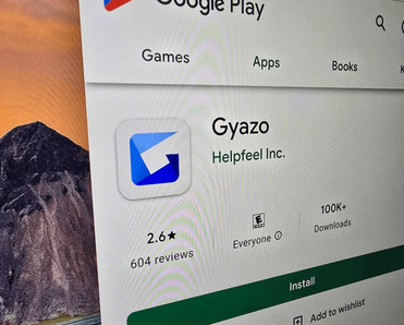 Gyazo store page on Google Play.