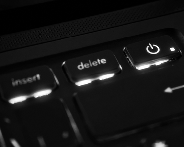 The delete key.