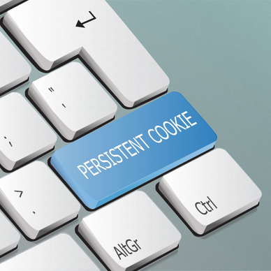 persistent cookie written on keyboard