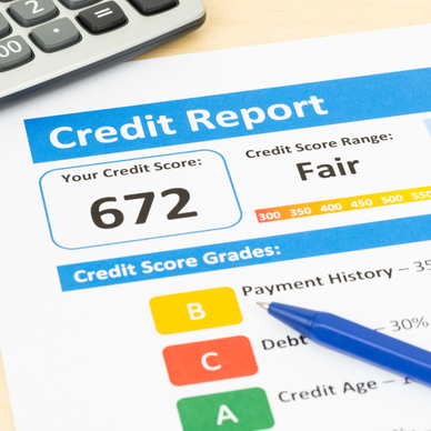 Picture of credit report