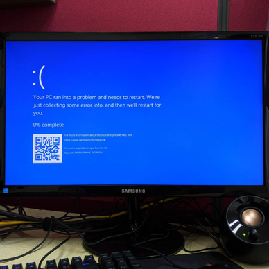Computer with blue screen issue