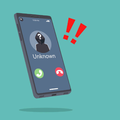 Vishing scam call 