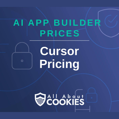 A blue background with locks and the text "Cursor Pricing"