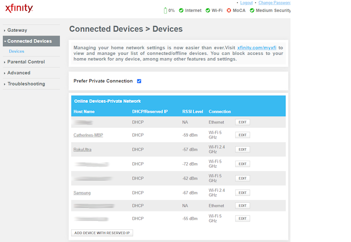 Your router should have a spot where you can check the network map or a list of connected devices to see if you spot any that don't belong.