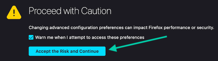 You can access Firefox's advanced settings by typing about:config into the URL bar