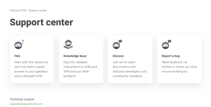 AdGuard Support Center