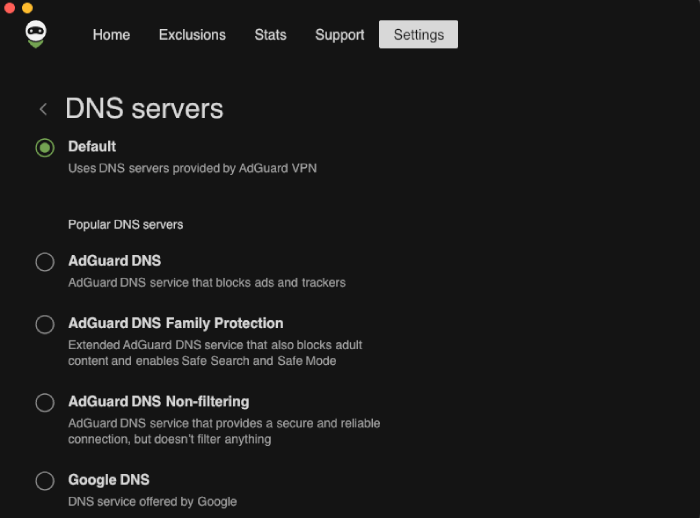 AdGuard DNS Servers