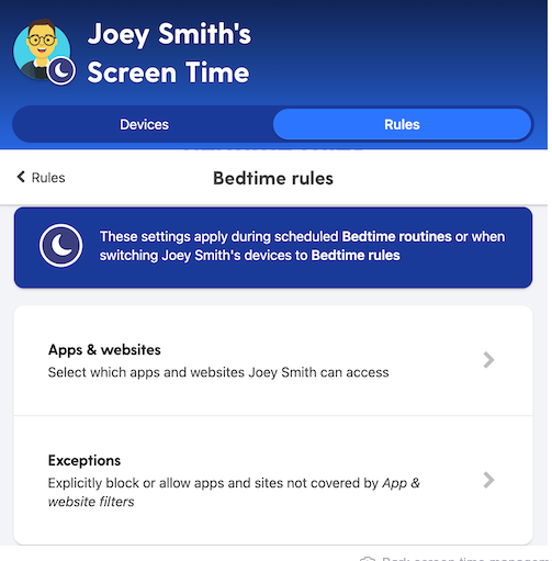 Bark Screen Time