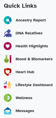 23andMe in-app services overview