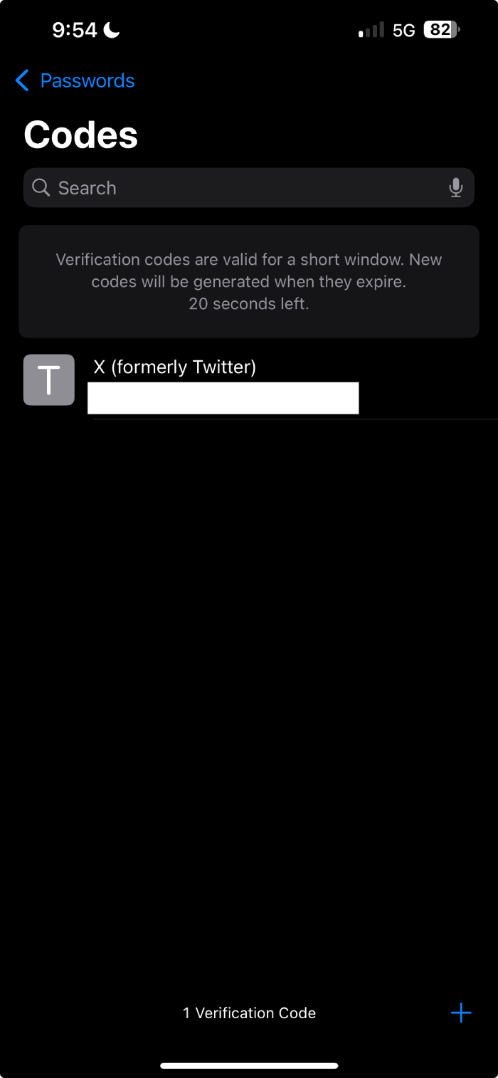 The beta iOS version of Passwords also provides verification codes in one easy location