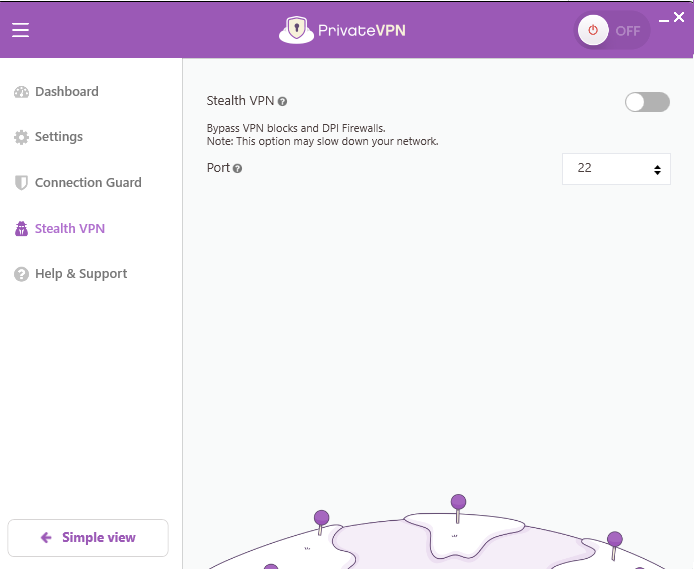 PrivateVPN Stealth VPN mode can bypass censorship