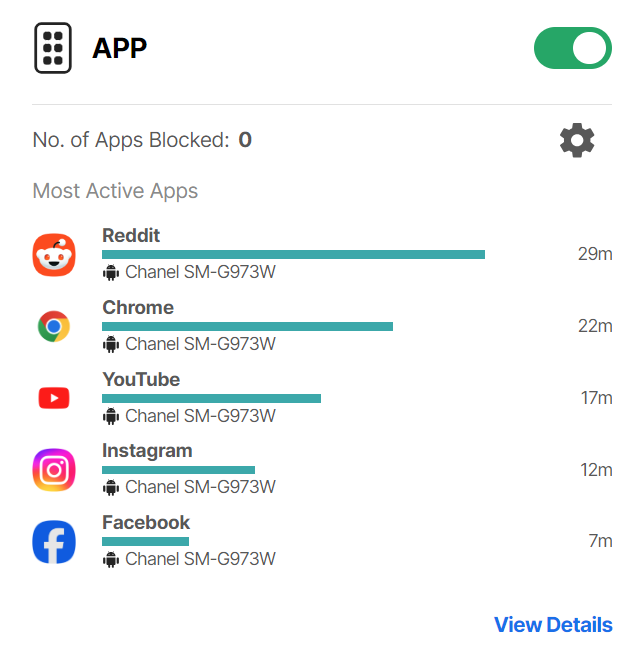 Norton Family app monitoring