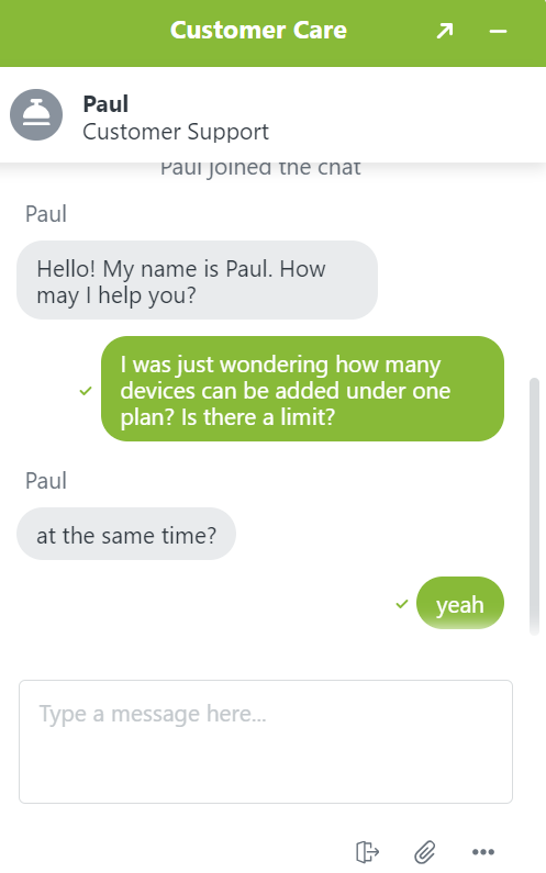 mSpy customer service live chat