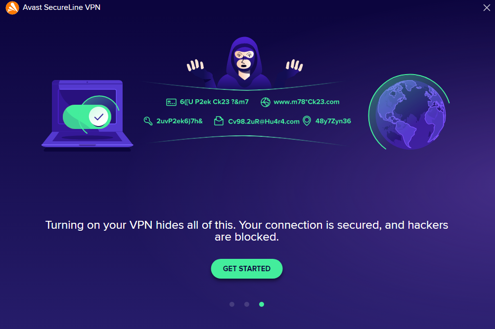 Avast SecureLine VPN tutorial page