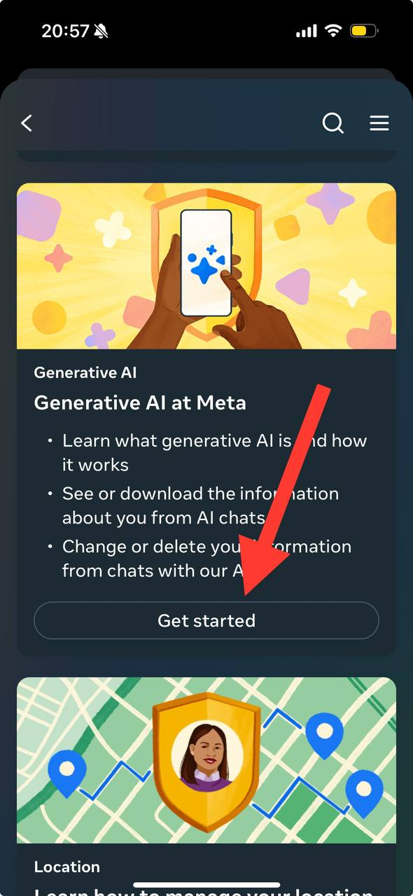 Generative AI at Meta prompt