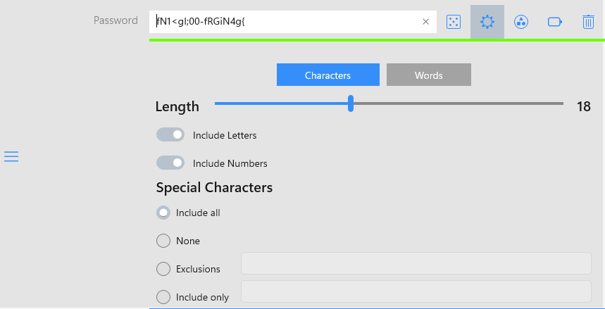 mSecure password generator