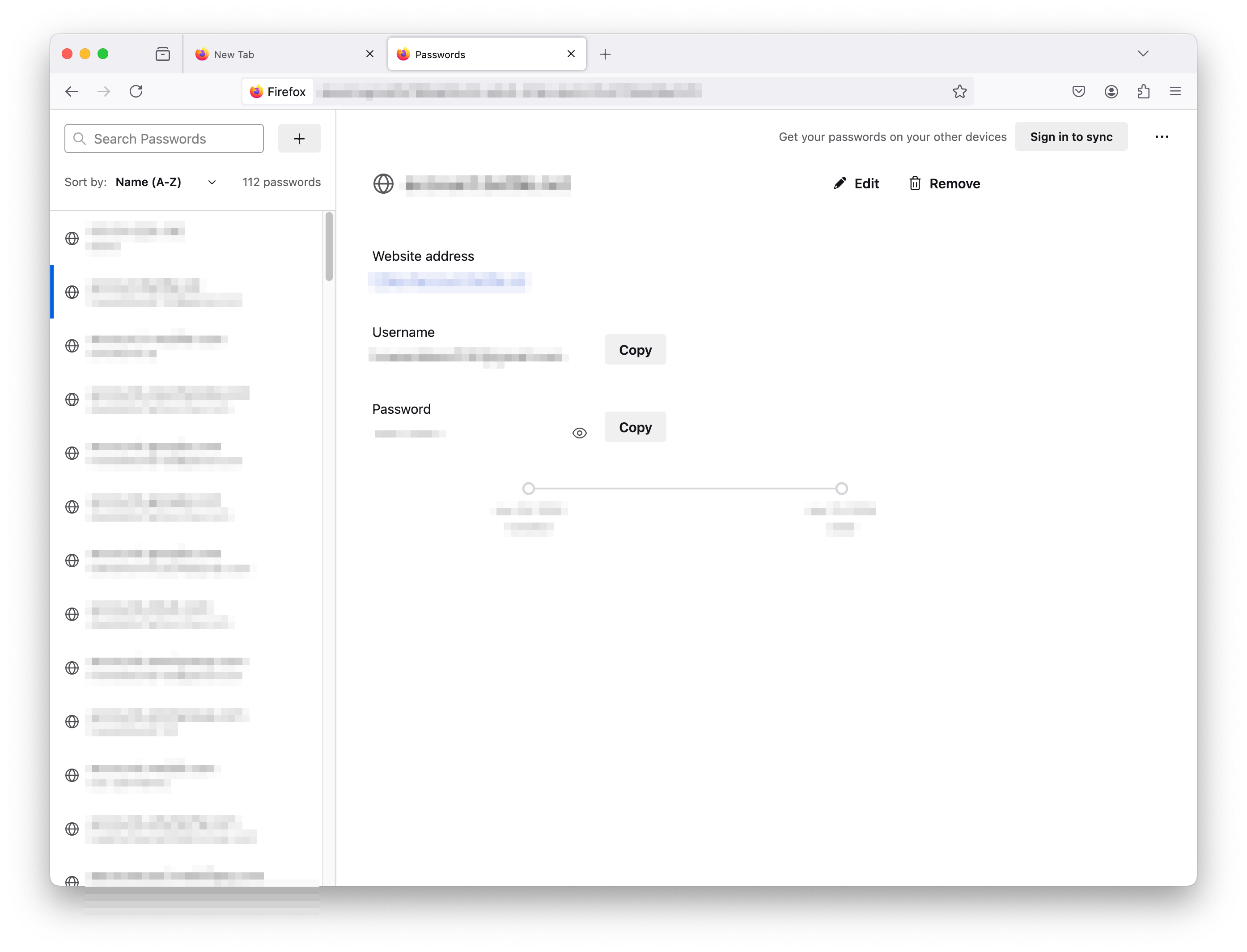 View saved passwords on Firefox