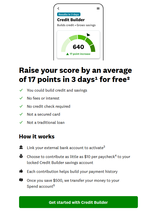 Credit Karma Credit Builder feature