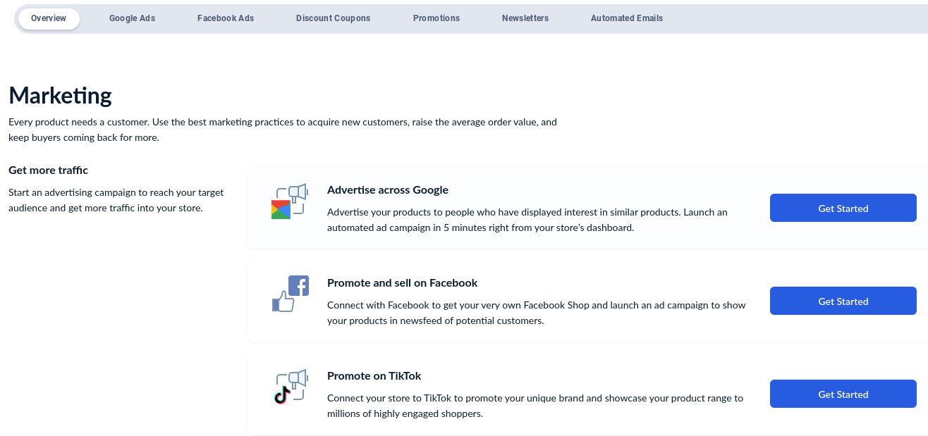 IONOS marketing overview page.