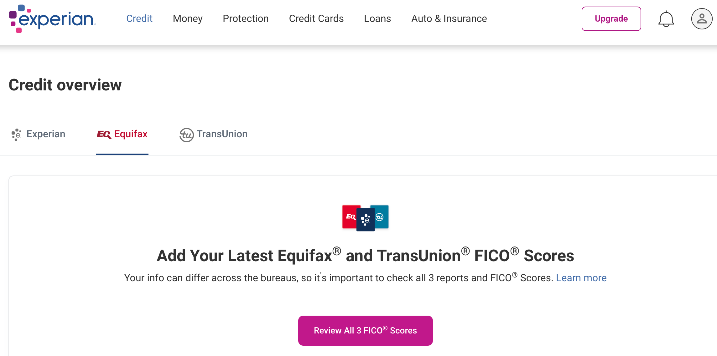 Experian free credit monitoring