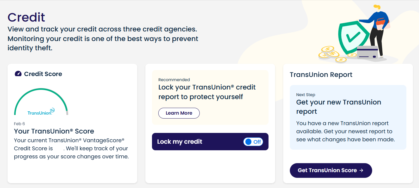 OmniWatch open on credit tab