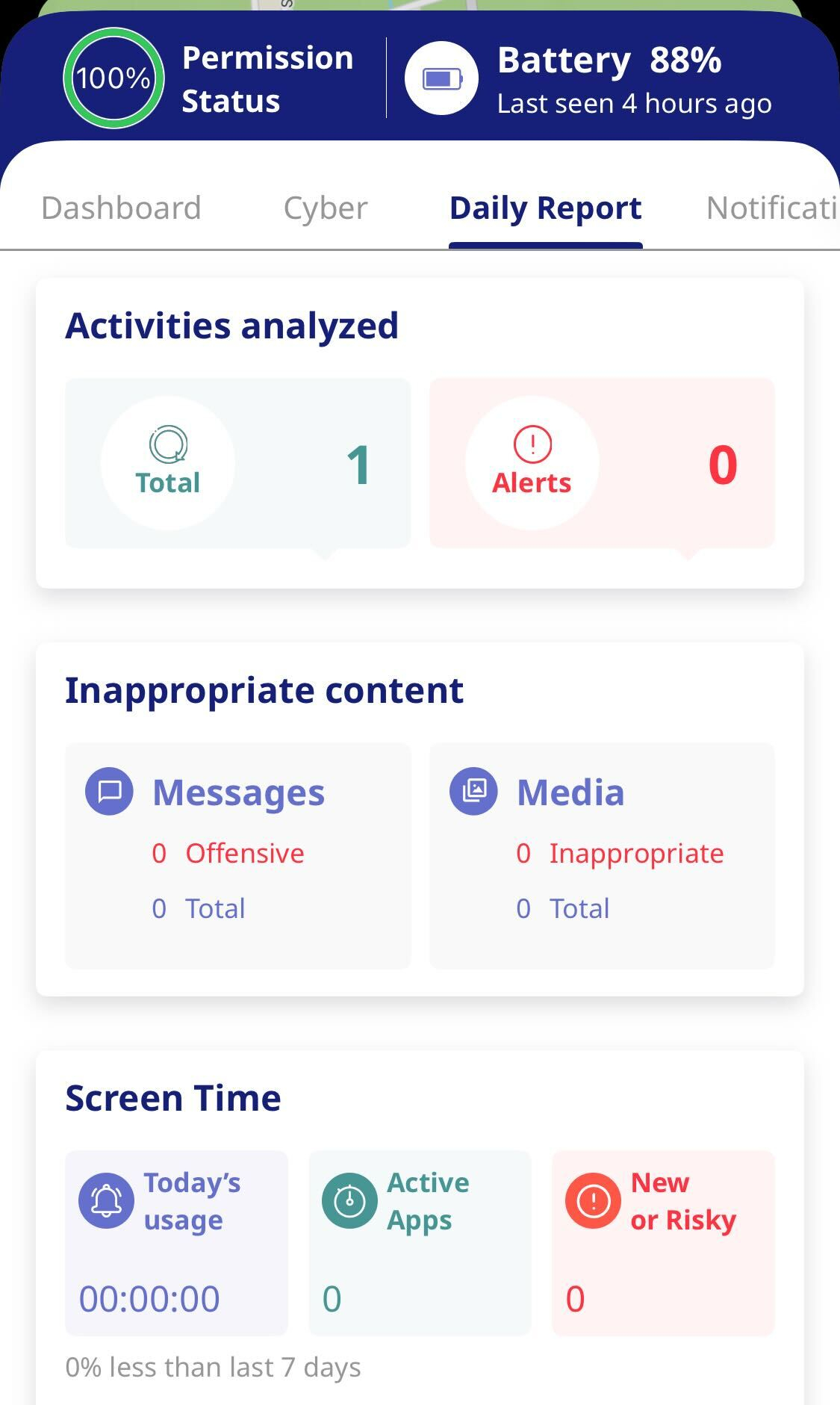 Bosco app daily report tab